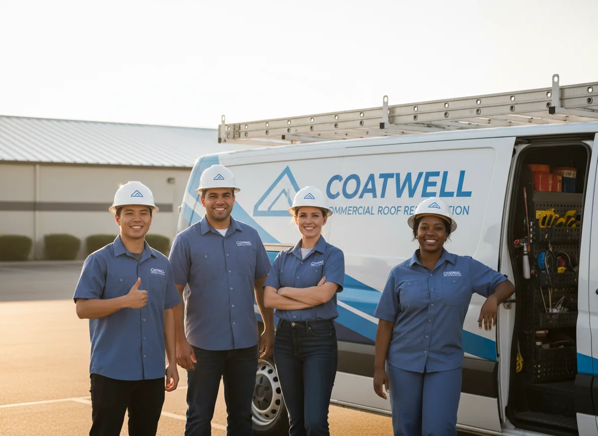 Commercial roof coating company in Evensville, TN